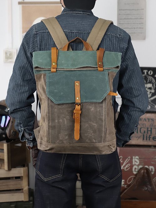 American Retro Oil Wax Canvas Backpack — More than a backpack