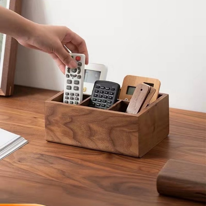 Desk Storage, Walnut - กล่องเก็บของ - ไม้ 