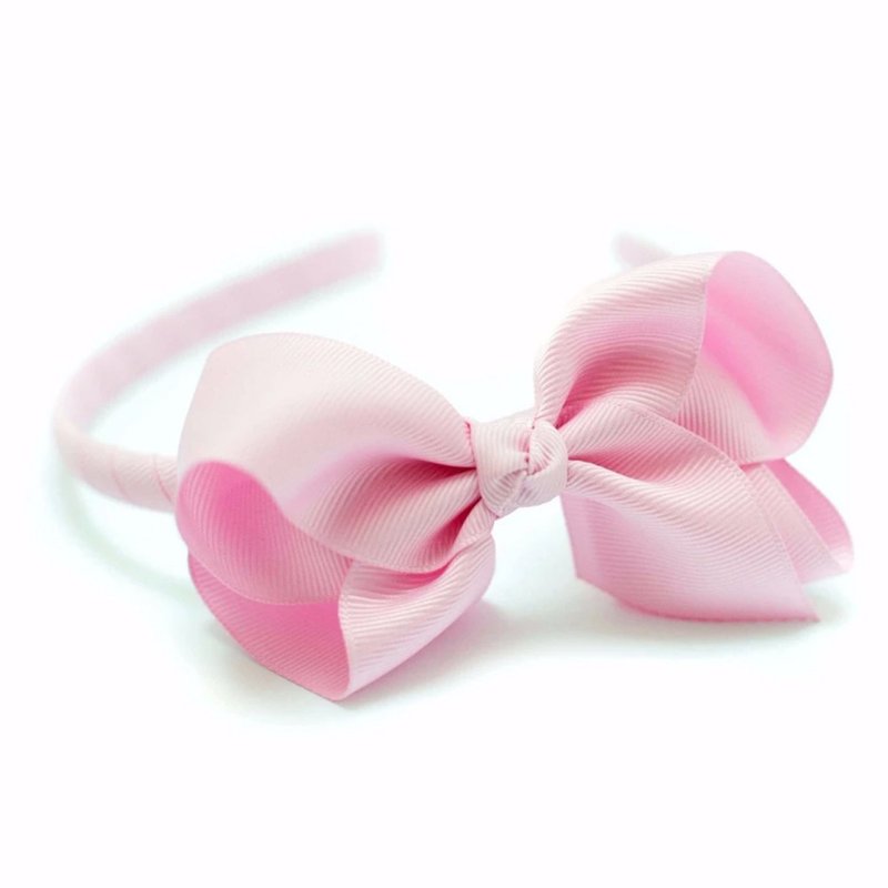 British Ribbies Bow Hair Tie-Tulip Pink - Hair Accessories - Polyester 