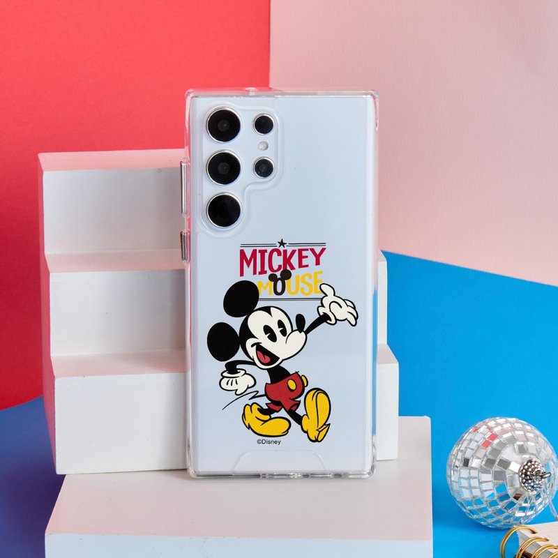 Disney經典米奇款活力步伐防摔透明SAMSUNG手機殼 - 手機殼/手機套 - 塑膠 多色