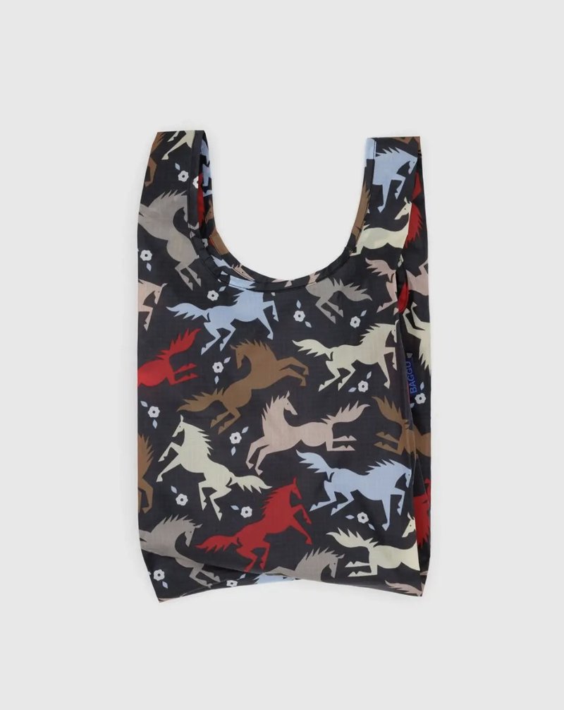 BAGGU 環保收納購物袋 - 小尺寸 - Horse Cut Outs - 手提包/手提袋 - 防水材質 