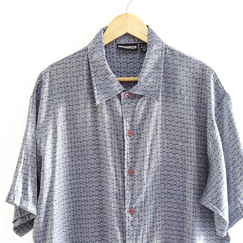 │Slowly│ flashing - vintage shirt │vintage. Retro. Literature. - Men's Shirts - Silk Multicolor