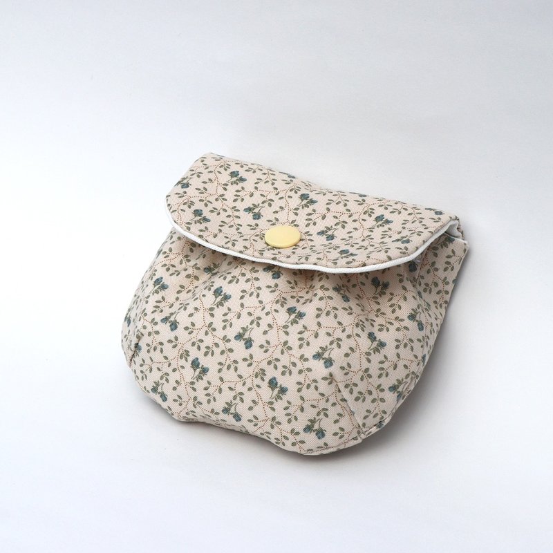【 MY HANDMADE 】花系列 化妝品/收納 兩用包 l 日本棉布 l - 化妝包/收納袋 - 棉．麻 多色