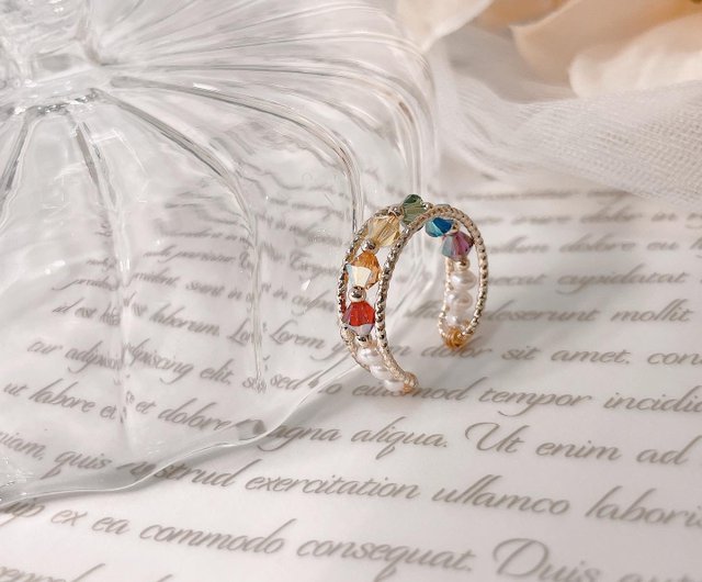 Swarovski rainbow sale ring