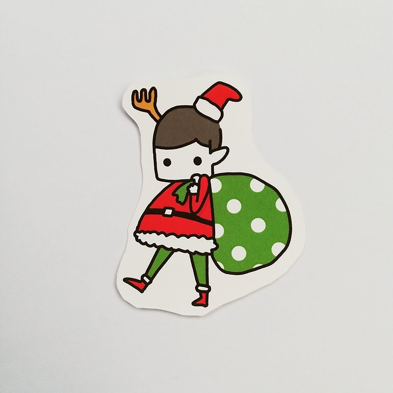 Christmas series | waterproof stickers - Stickers - Paper 