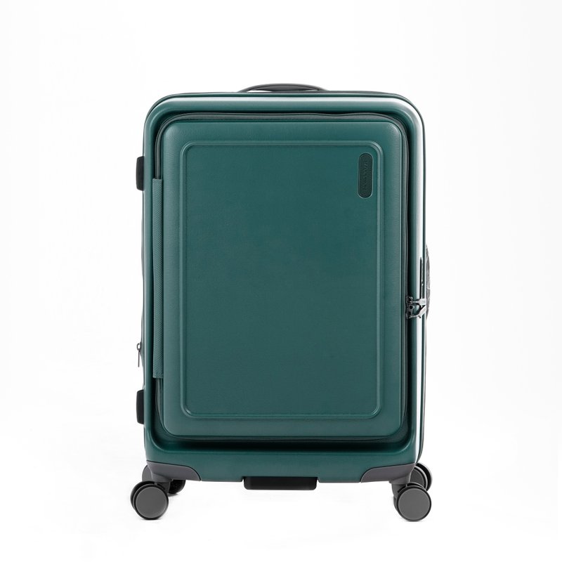 URBANITE | 72L 26in Expandable 4 wheels TSA Lock Top Flip Suitcase - Smoky Olive - Luggage & Luggage Covers - Polyester Green