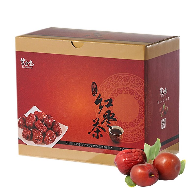 極品紅棗茶【食在舒活】純天然無添加無咖啡因‧孕婦可飲用 - 茶葉/茶包 - 其他材質 紅色