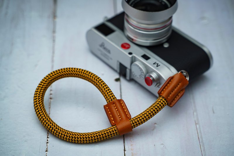 CWS Camera Wrist Strap 9mm Rope - Camera Straps & Stands - Nylon Yellow