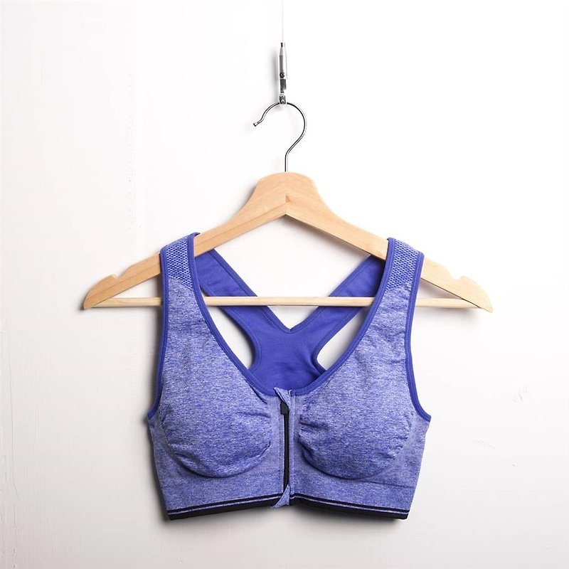 Sports Bras/運動內衣(藍) - 女內衣褲 - 聚酯纖維 藍色