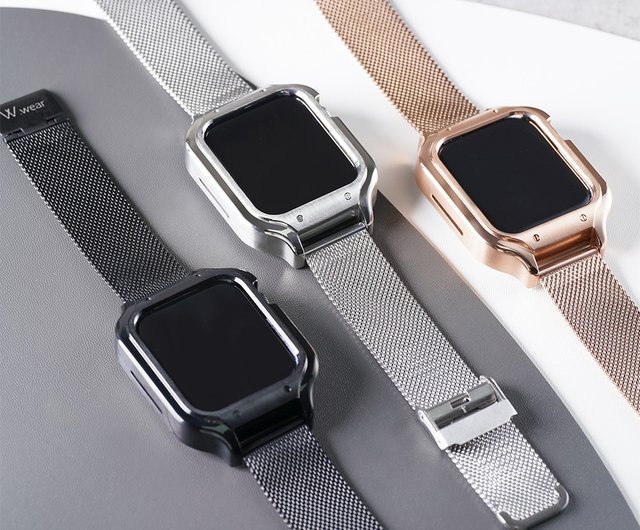 AppleWatch-ステンレス保護ケース-スチールケース - ショップ w