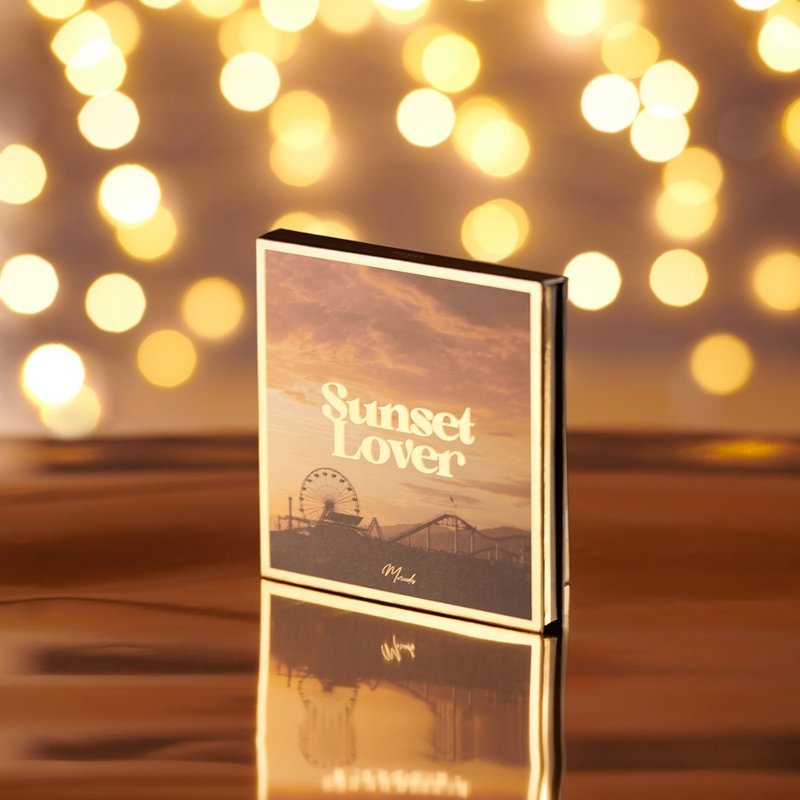 FreshO2 林倩聯名 SunsetLOVER 9色眼影盤 送禮 網紅同款 - 眼影/眉筆/眼眉彩 - 紙 多色