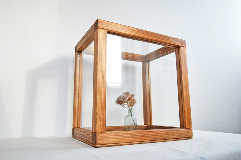 0310mito　木製レトロガラスのショーケース　パンケース　ショーケース　受注製作 - 其他 - 玻璃 咖啡色