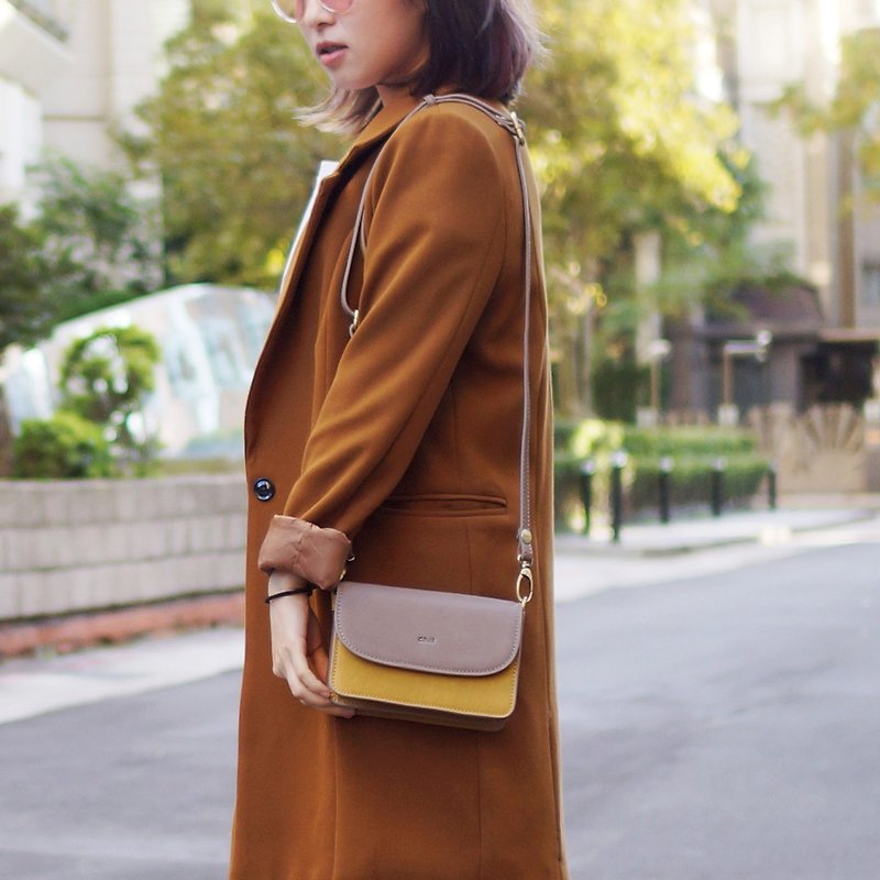 Sheepskin delicate shoulder bag - Messenger Bags & Sling Bags - Genuine Leather Multicolor