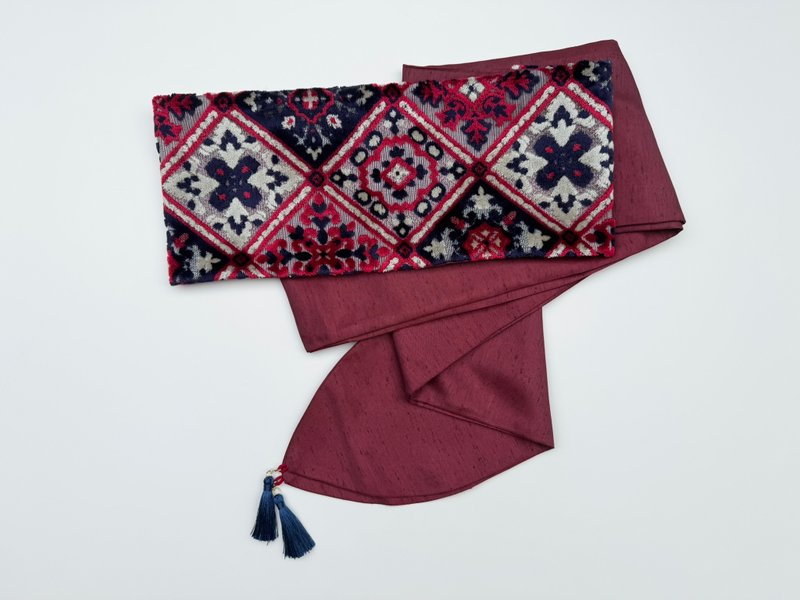 SASH Obi Tile Red - Other - Polyester Red