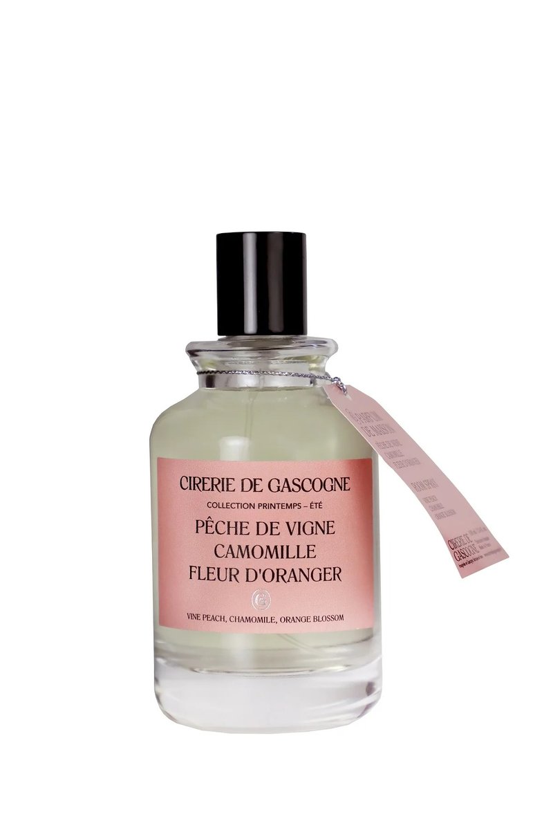 Cirerie de Gascogne Room Spray - Peach Vine-Chamomile-Orange Blossom 100mL - Fragrances - Paper Pink