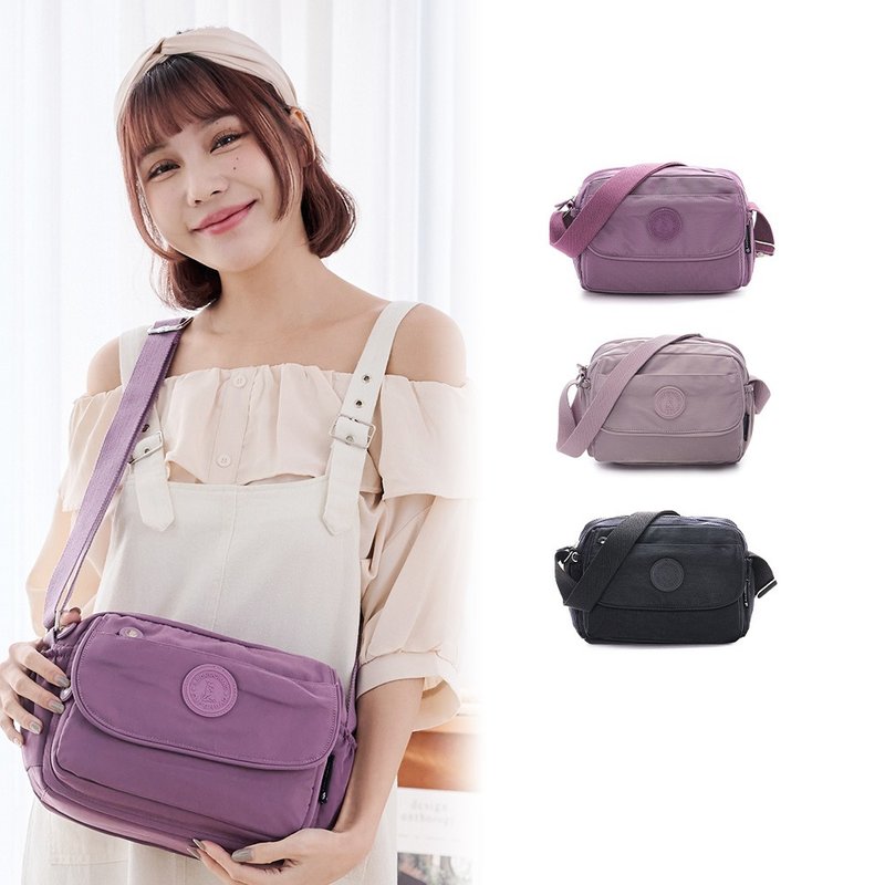 [Best Selling Plain Color] Time Traveler - Intellectual Casual Multi-compartment Crossbody Bag - Three colors in total - กระเป๋าแมสเซนเจอร์ - ไนลอน หลากหลายสี