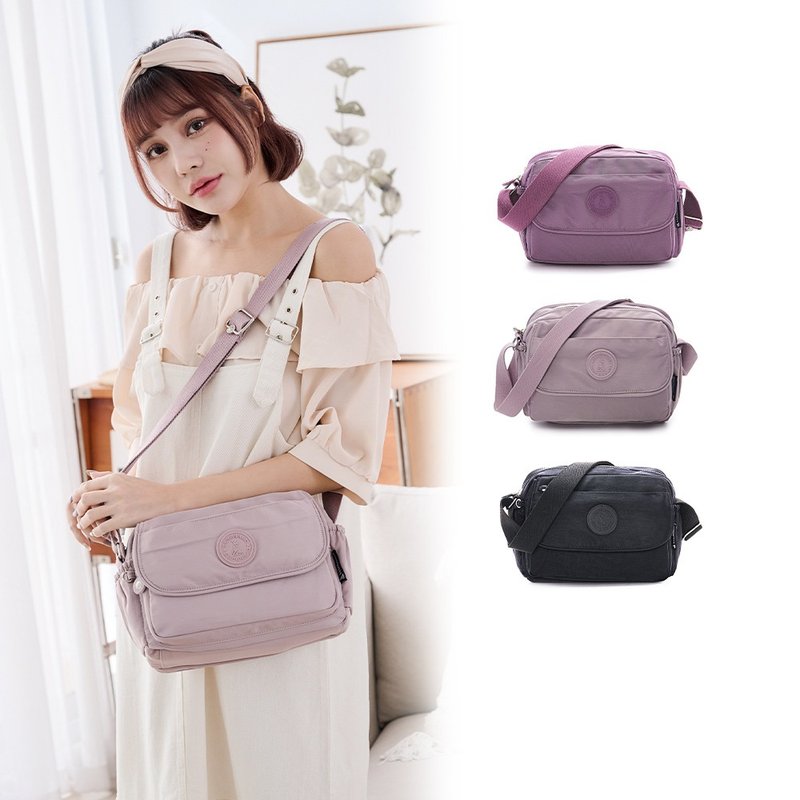 [Best Selling Plain Color] Time Traveler - Intellectual Casual Multi-compartment Crossbody Bag - Three colors in total - กระเป๋าแมสเซนเจอร์ - ไนลอน หลากหลายสี