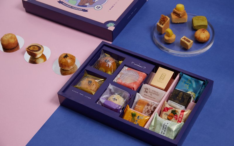 妞新聞 | 半伴伴手禮盒 | 鳳梨酥 | 蛋黃酥 | 效期至 2021/02/21 - 零食/點心 - 其他材質 多色