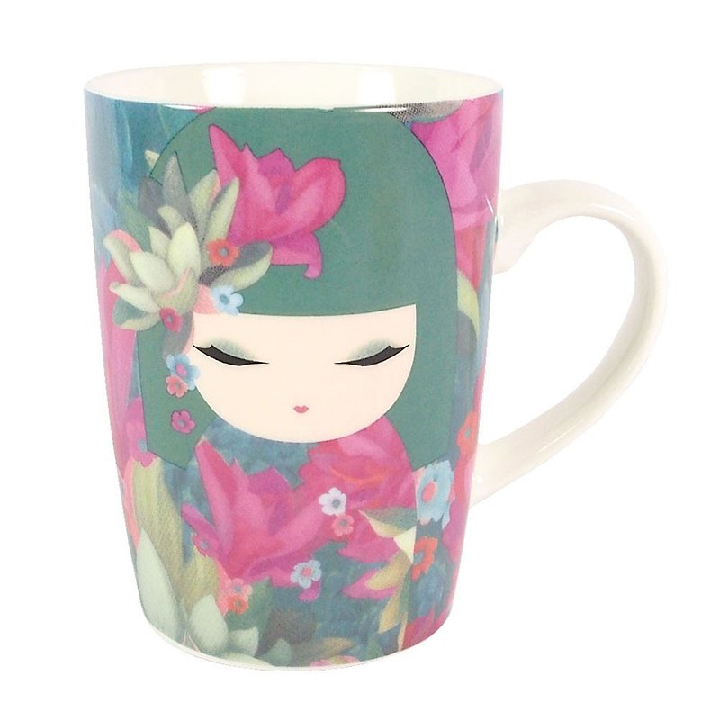 Mug-Takara Lucky Comes [Kimmidoll Cup-Mug] - Mugs - Porcelain Green