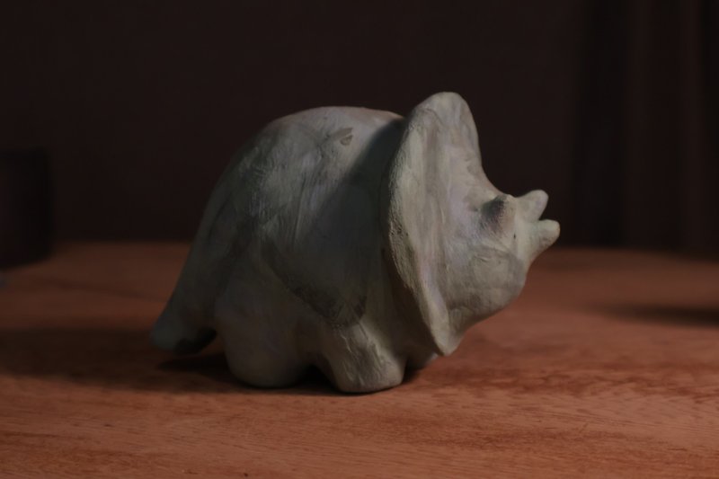 漫步三角龍 - 公仔/玩偶 - 陶 綠色