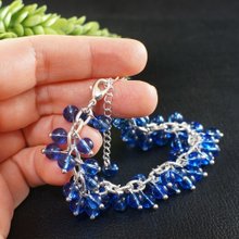 ローズフラワー磁器カメオブローチ黒黄赤花オーバルブローチ