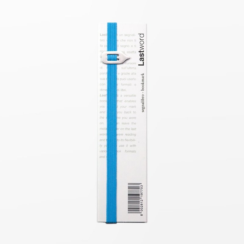 Italy pq Lastword Bookmark / Blue - Bookmarks - Polyester Blue