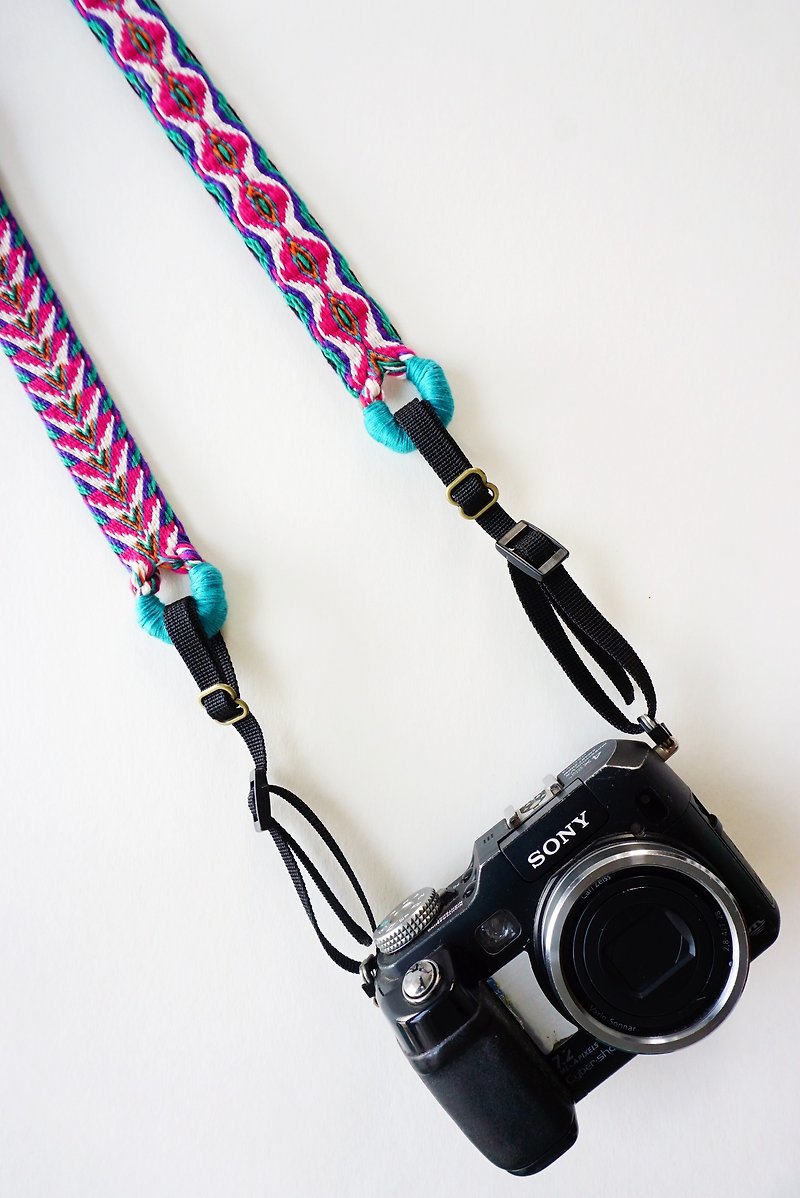 Camera Strap Bilateral Wide Hole Mobile Phone Crossbody Strap - Camera Straps & Stands - Cotton & Hemp Multicolor