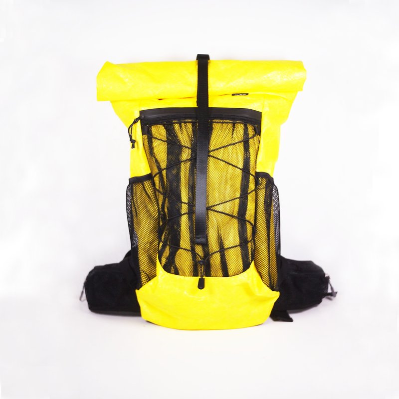 檸檬色系:  6dots Tyvek 登山包 40L 55L背包 露營 登山 - 背囊/背包 - 防水材質 黃色