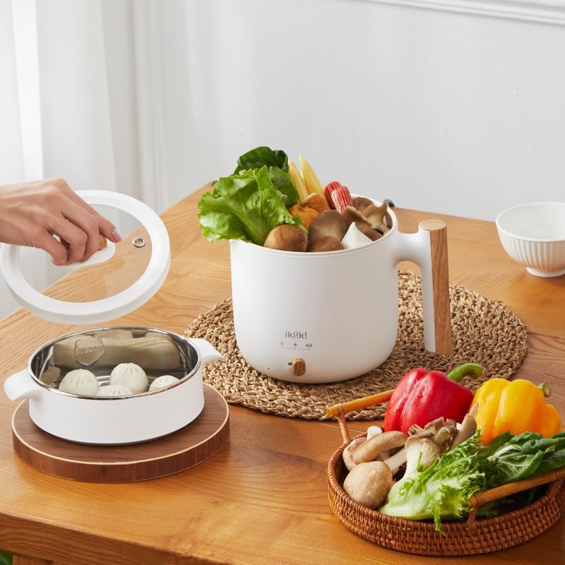 【ikiiki伊崎】日式蒸煮特規陶瓷塗層美食鍋 IK-TK4303 - 廚房家電 - 其他材質 