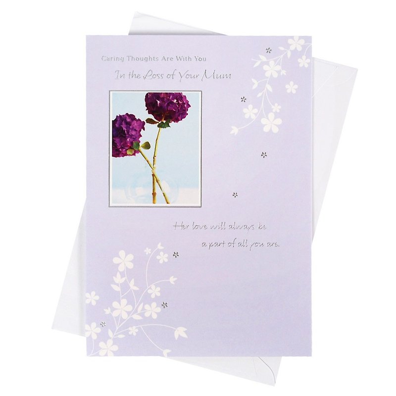 Offer my care to accompany you [Hallmark - Card Festival Sorrow Change] - Cards & Postcards - Paper Blue