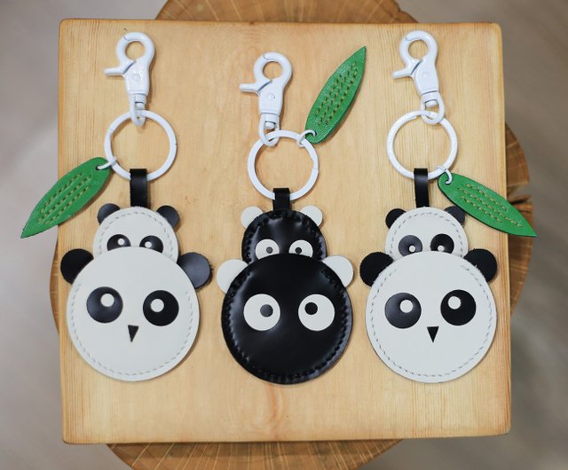 ワンタッチオリジナル｜多目的パンダ母子｜AirTagカバー＋バッグ吊り