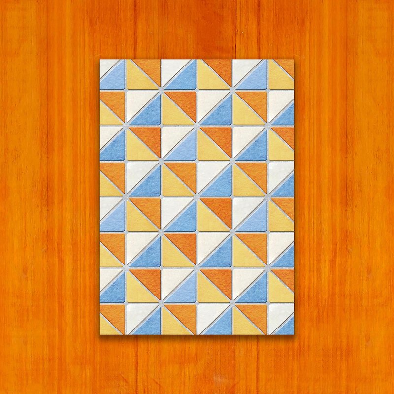 オールドハウス - クラシックモザイクタイルポストカード -  08 - カード・はがき - 紙 