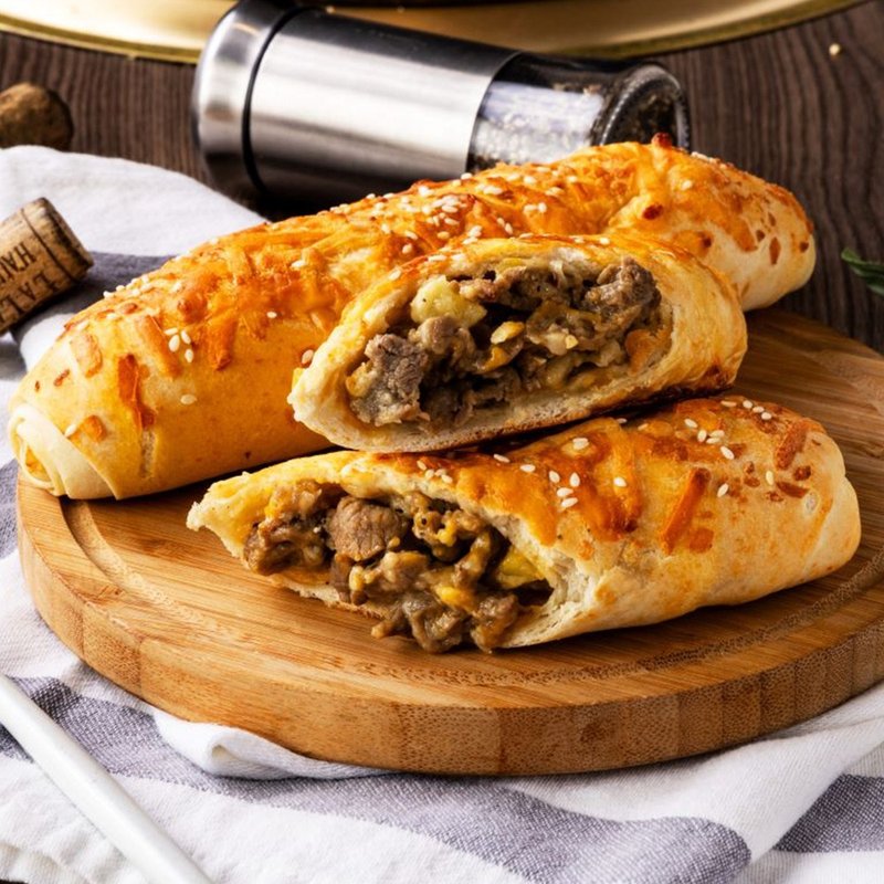 [Hutong] Cheese Beef Roll 150g/stick x 3 sticks - Savory & Sweet Pies - Other Materials Multicolor