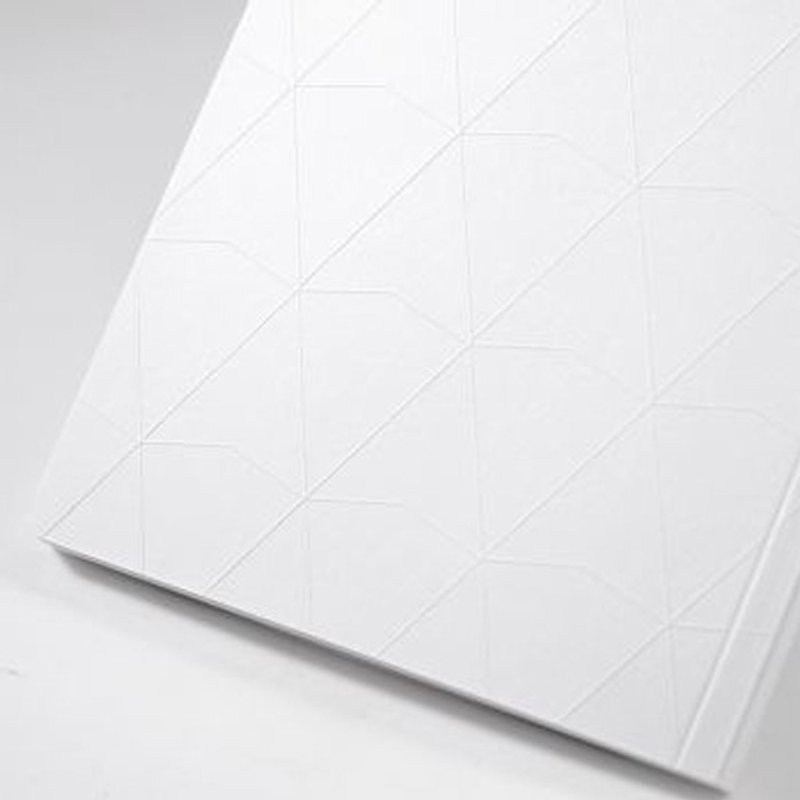 Pure white notebook/triangle - สมุดบันทึก/สมุดปฏิทิน - กระดาษ ขาว