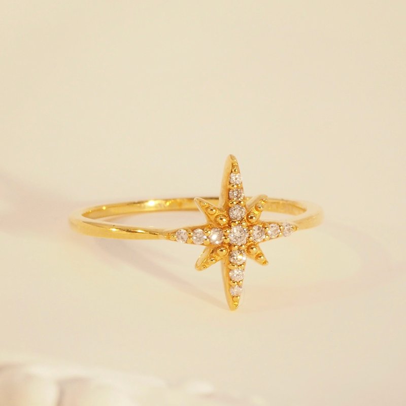 18K金北極星戒指 18K Gold The Northern Star Ring - 戒指 - 貴金屬 