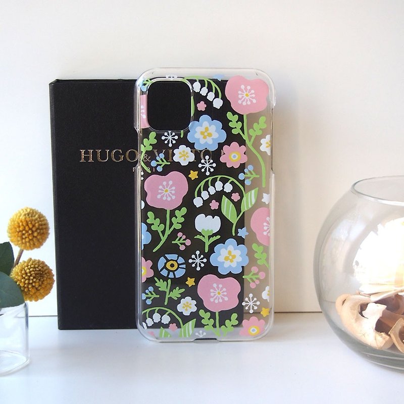 Clear Phone Case - Pastel Flowers - - เคส/ซองมือถือ - พลาสติก หลากหลายสี