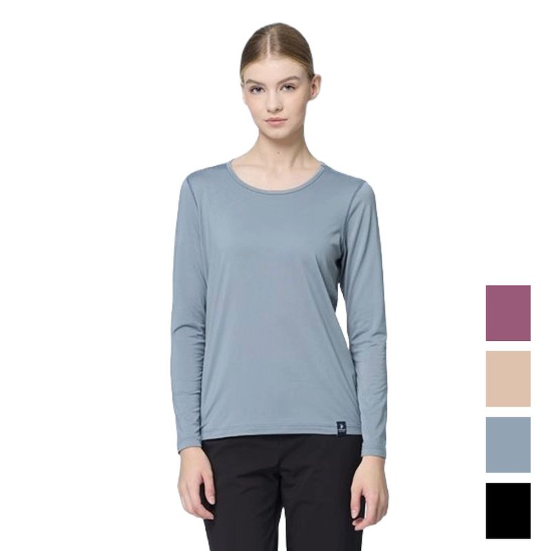 【Wildland】Light energy fiber round neck thermal jacket for women W2685 - Women's Tops - Polyester Multicolor