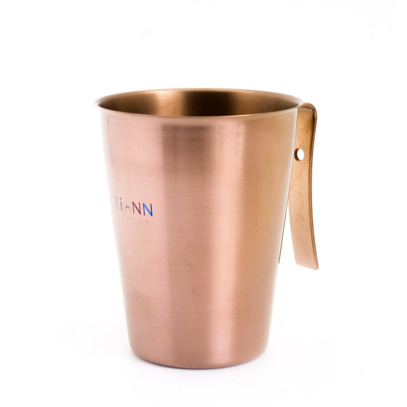 TiCup Titanium Beer Mug (Cocoa) - Mugs - Other Metals Brown