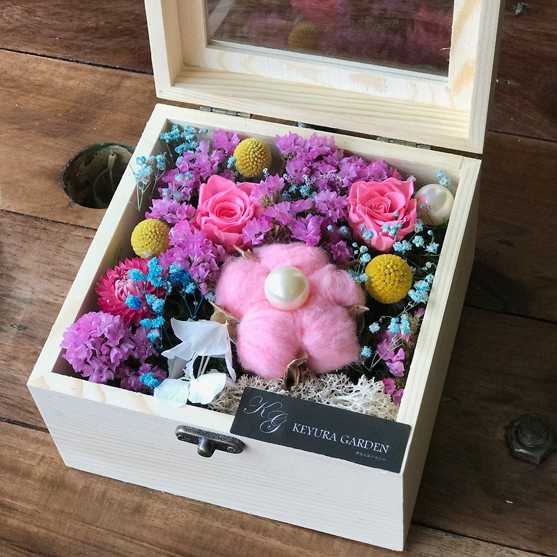 璎珞Manor*C*Dry flower box / eternal flower dry flower / exchange gift / gift preferred - Plants - Plants & Flowers 