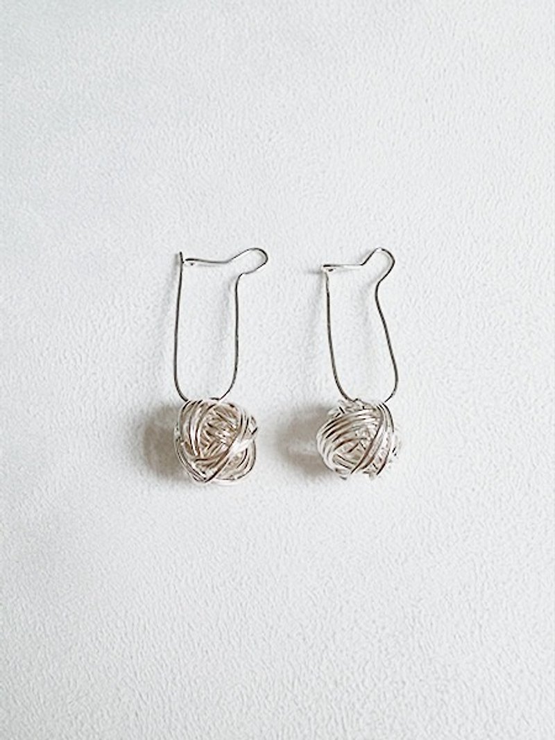 Earrings Line spiral Sterling Silver - Earrings & Clip-ons - Sterling Silver Multicolor
