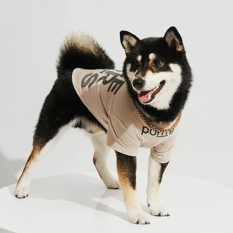 Purrre | Brand Cool T-Shirt (Tricolor) - ชุดสัตว์เลี้ยง - ผ้าฝ้าย/ผ้าลินิน หลากหลายสี