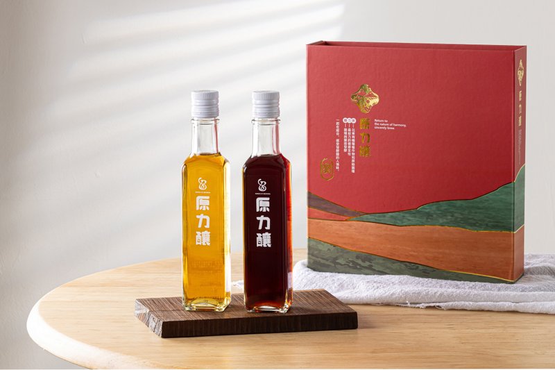 //Order a gift box and get vinegar tea//Tiantian vinegar 250ml two-pack gift box - น้ำส้มสายชู - วัสดุอื่นๆ สีแดง