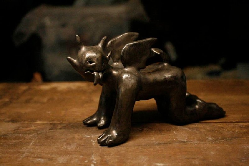 調皮德惡魔 - 公仔/玩偶 - 陶 黑色
