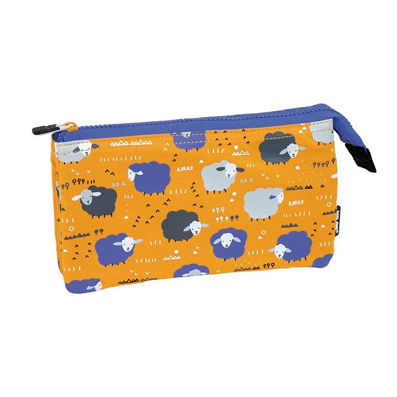 MILAN Universal Bag_Stay Cute Lamb (5 Layers) - Pencil Cases - Cotton & Hemp Orange