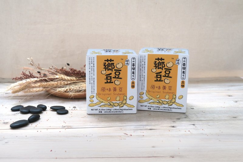 薌園-薌豆豆原味黃豆 180g/30gx6入 - 零食/點心 - 紙 