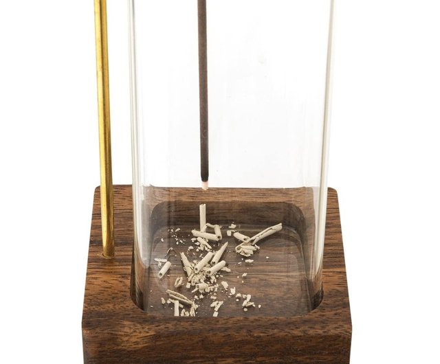 グレーになりにくくお手入れ簡単】質感逆さまお香立てフレーム耐熱