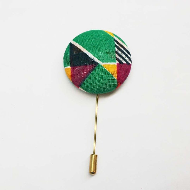 Sienna bag buckle pin - Brooches - Cotton & Hemp Green
