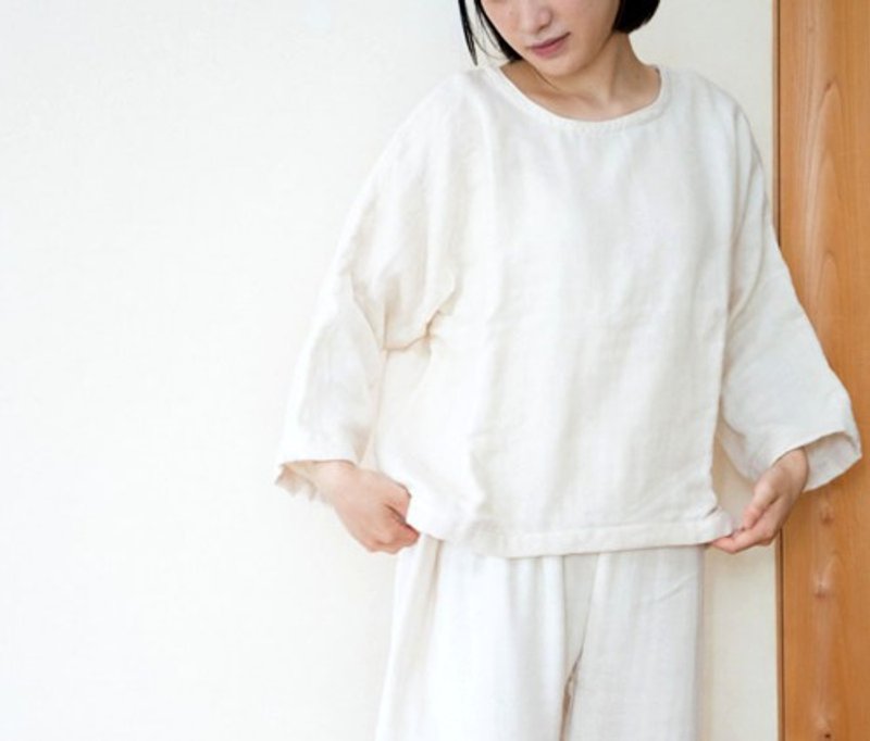 Organic Cotton Triple Gauze Loose Pullover [Color] - Women's Tops - Other Materials 