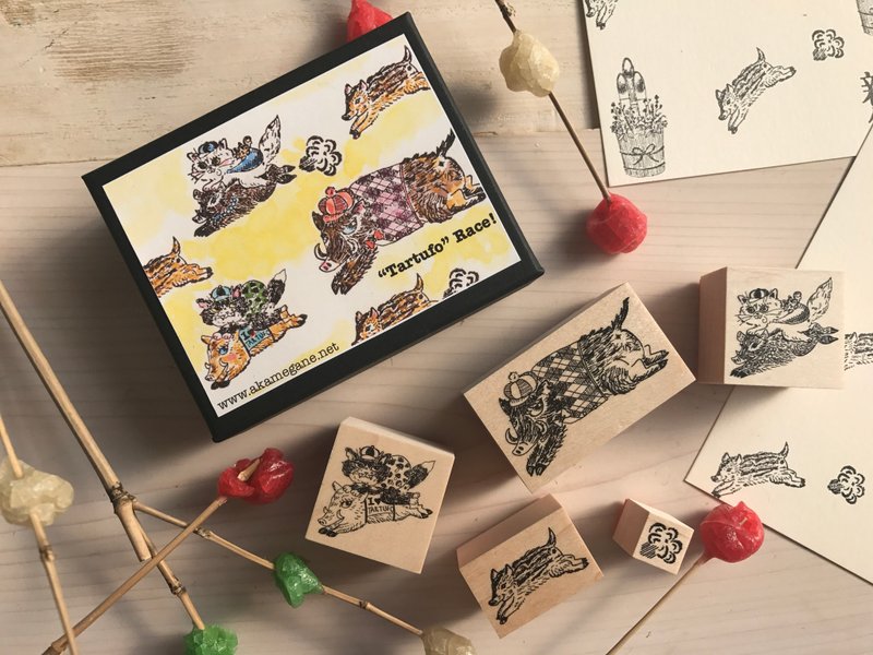 【Pinkoi限定商品】トリュフレース　コンプリートボックス(限定復刻) - 印章/印台 - 木頭 