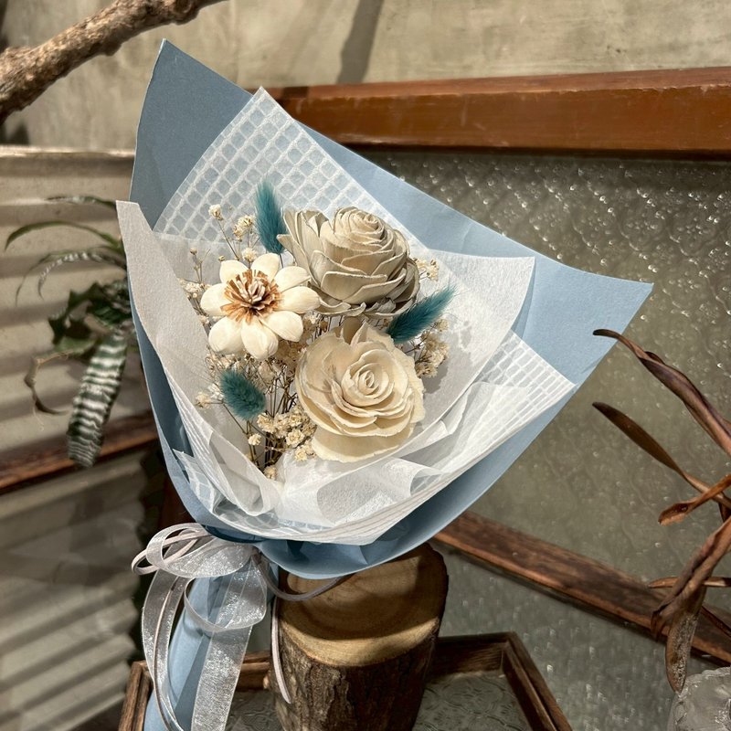 滿天星系列索拉花束/藍風 - 花藝/盆栽/植栽 - 植物．花 